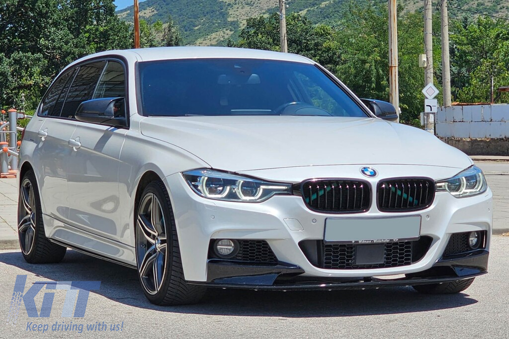 M Performance Design Design benzi de finisare potrivite pentru pragurile M pe BMW Seria 3 F30 sedan, F31 touring 2011-2019, lac negru Performance AutoTuning