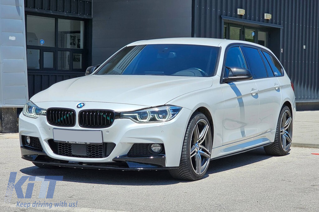 M Performance Design Design benzi de finisare potrivite pentru pragurile M pe BMW Seria 3 F30 sedan, F31 touring 2011-2019, lac negru Performance AutoTuning