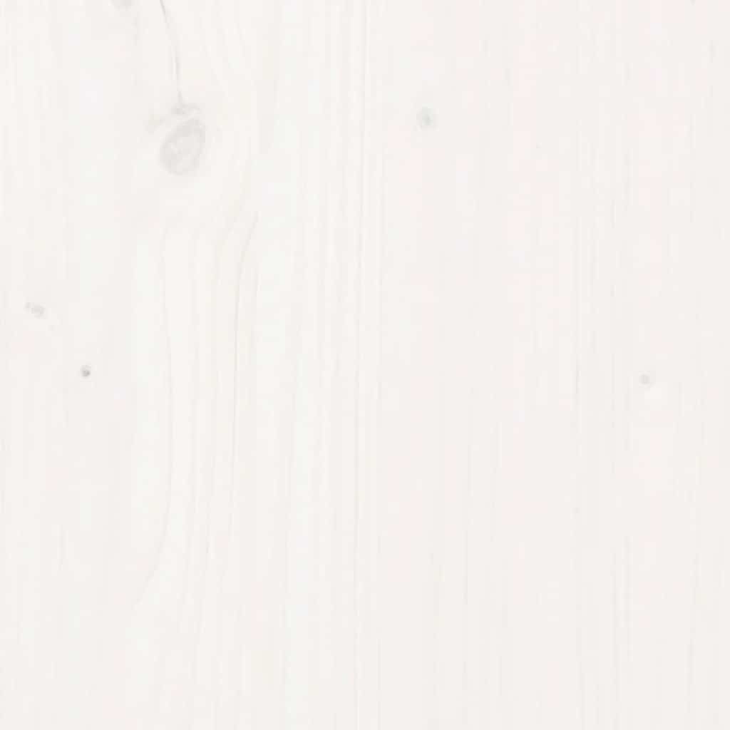 Set mobilier de grădină cu perne, 4 piese, alb, lemn masiv GartenMobel Dekor