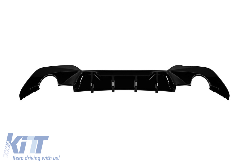 Difuzor tip M Performance Design Design potrivit pentru barele M de la BMW seria 3 G20, G21 după 2019, lac negru Performance AutoTuning