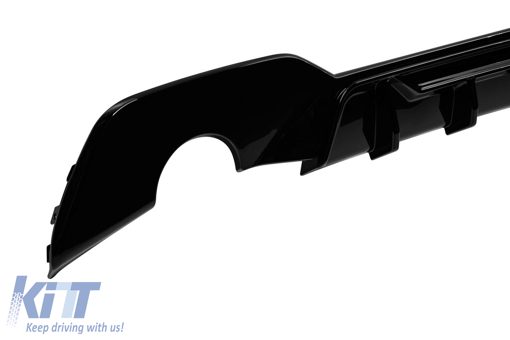 Difuzor tip M Performance Design Design potrivit pentru barele M de la BMW seria 3 G20, G21 după 2019, lac negru Performance AutoTuning