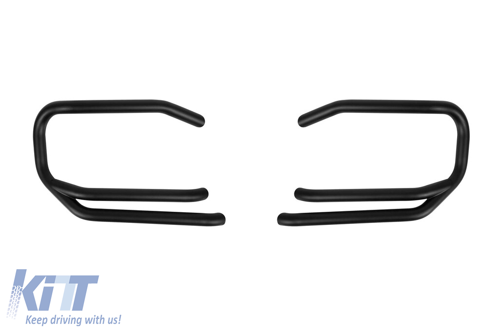 Bara de protecție tip G63 potrivită pentru bara frontală Brabus pe Mercedes G class W464 după 2018, lac negru Performance AutoTuning