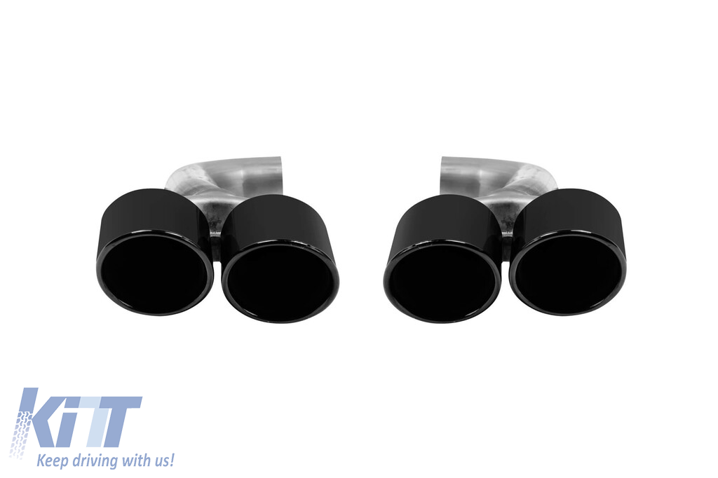 Pachet Aero tip Black Knight cu ieșiri de evacuare potrivit pentru BMW X4 G02 2022-2024 pentru modelul cu pachet M, -00-00-, lac negru Performance AutoTuning