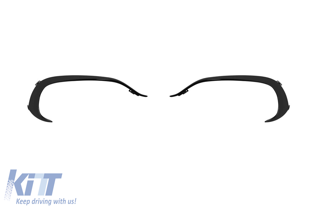 Pachet aerodinamic tip Brabus potrivit pentru Mercedes A-Class W177 după 2018, pentru modelul cu pachetul de fabrică A45AMG, lac negru Performance AutoTuning