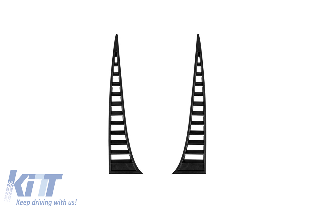 Pachet de tuning potrivit pentru BMW Seria 4 F32, F33 2013-2020 cu spoiler pentru bara din față CS mat negru Performance AutoTuning