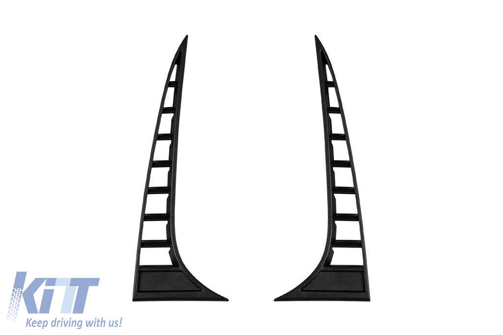 Pachet de tuning potrivit pentru BMW Seria 4 F32, F33 2013-2020 cu spoiler pentru bara din față CS mat negru Performance AutoTuning