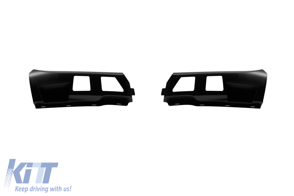 Pachet de tuning potrivit pentru BMW Seria 5 G30 Sedan 2021-2023 cu spoiler pentru bara de protecție frontală CS5 negru Performance AutoTuning