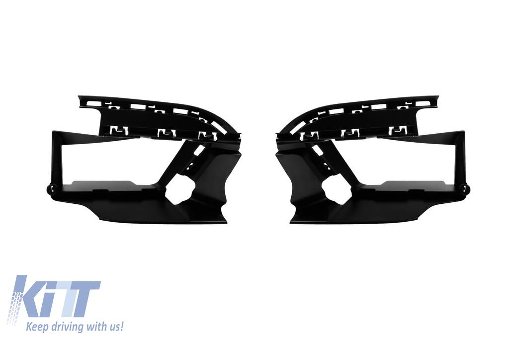 Pachet de tuning potrivit pentru BMW Seria 5 G30 Sedan 2021-2023 cu spoiler pentru bara de protecție frontală CS5 negru Performance AutoTuning