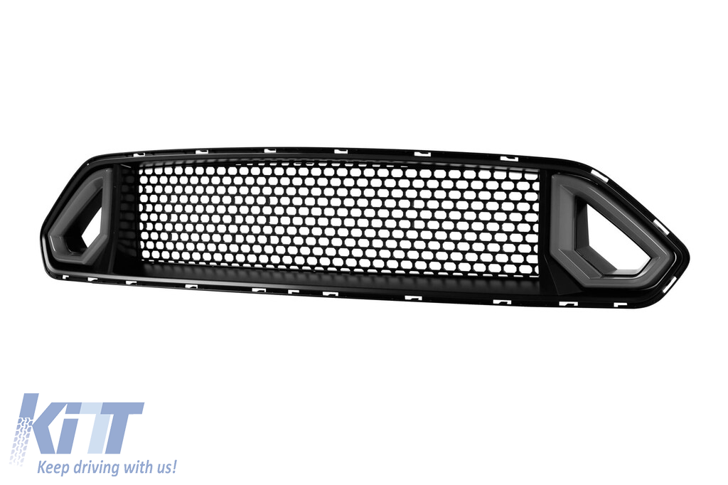 Grilă tip Rock cu lumini LED potrivită pentru Ford Mustang 2018-2020 Performance AutoTuning