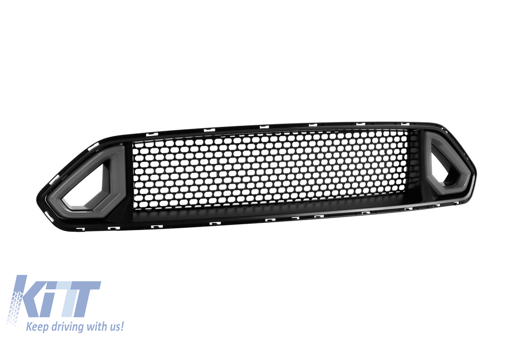 Grilă tip Rock cu lumini LED potrivită pentru Ford Mustang 2018-2020 Performance AutoTuning