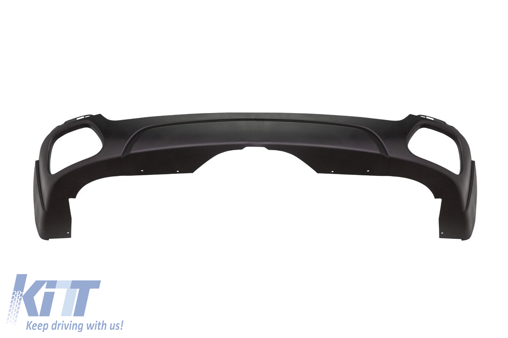 Difuzor spate stil M cu ieșiri de evacuare potrivit pentru bara spate standard potrivit pentru BMW X5 F15 2014-2018 -o--o- Performance AutoTuning