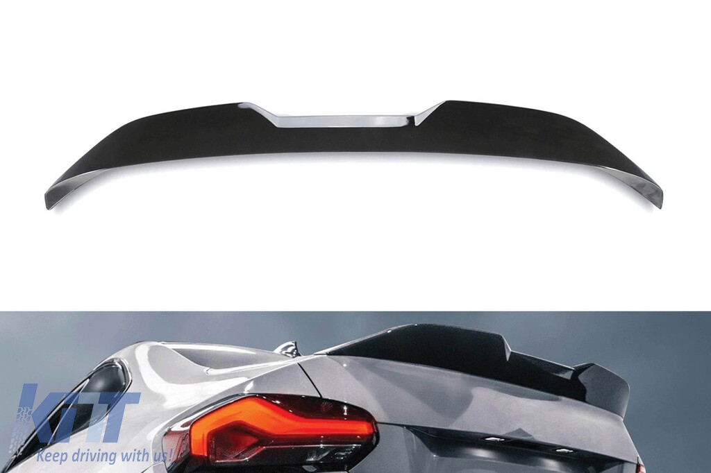 Spoiler M Performance Design Design potrivit pentru portbagaj pentru BMW Seria 2 G42 coupe după 2022, lac negru Performance AutoTuning