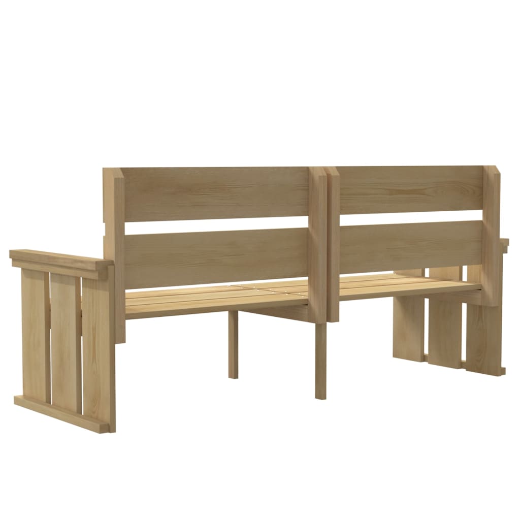 Set mobilier de grădină, 3 piese, lemn de pin tratat GartenMobel Dekor