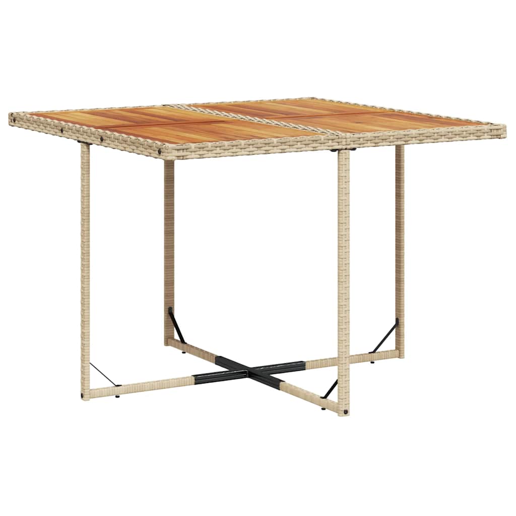 Set mobilier de grădină cu perne, 5 piese, bej, poliratan GartenMobel Dekor