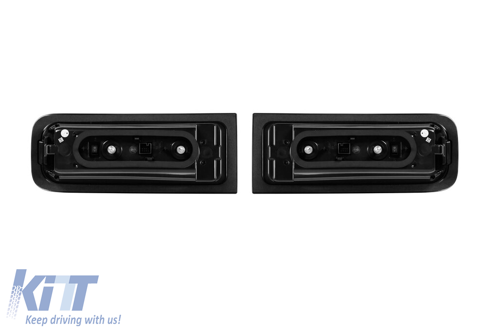 Kit de stopuri LED de tuning potrivit pentru Mercedes G-Class W464 2018-2024 negru/alb, stânga și dreapta Performance AutoTuning