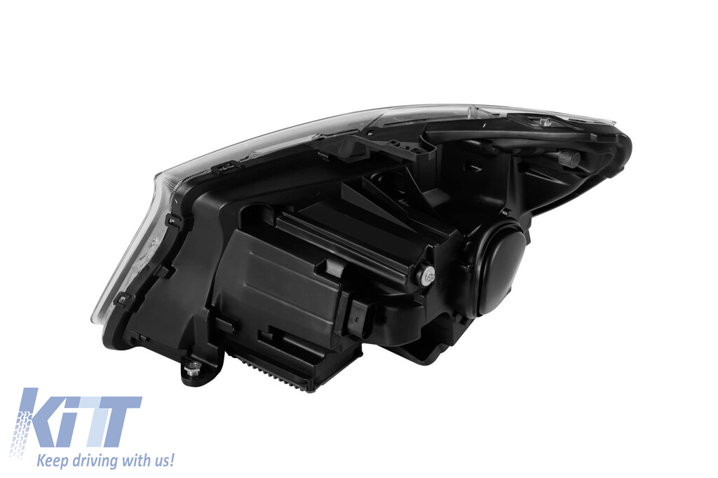 Set de faruri LED de tuning potrivit pentru Mercedes V-Class W447 Vito 2014-2023 cu bază neagră, pentru modelul cu lumini halogen de fabrică fără AFS, stânga și dreapta Performance AutoTuning