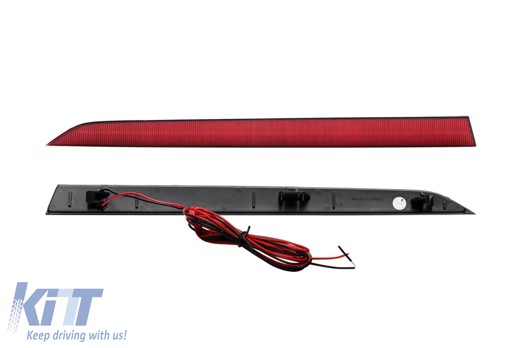 Set de reflectoare LED potrivit pentru bara de protecție M din spate a BMW Seria 3 F30 sedan, F31 touring 2011-2019, cu bază roșie, stânga și dreapta Performance AutoTuning
