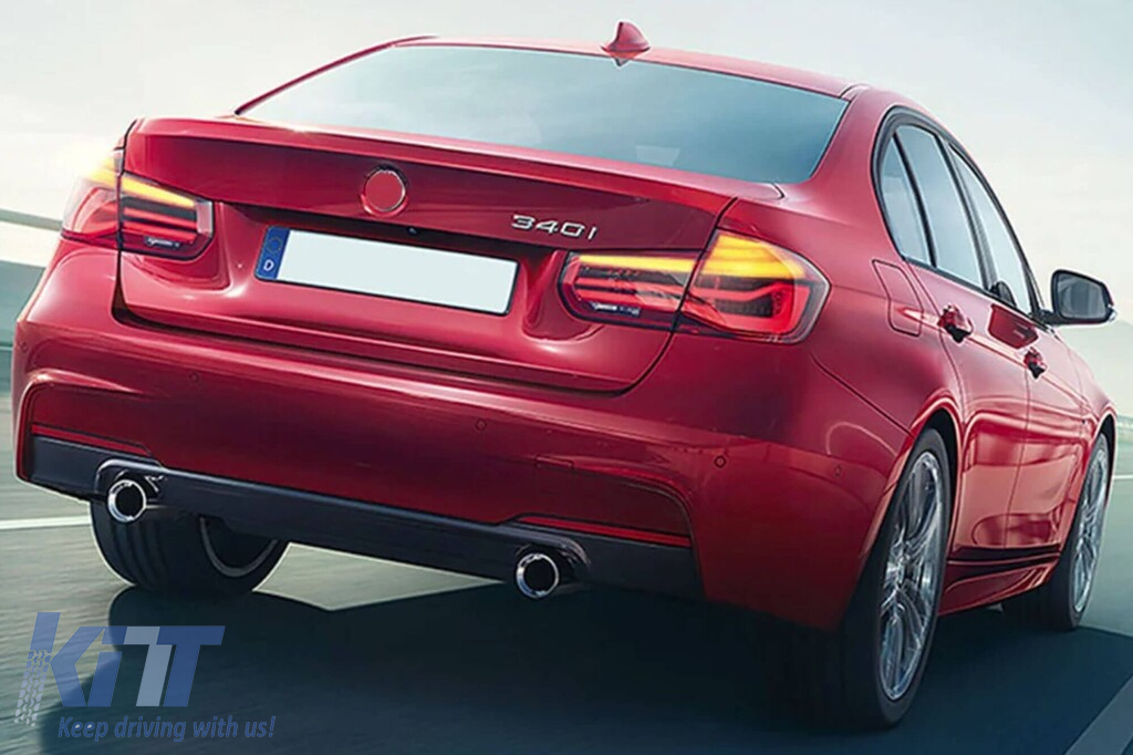 Stopuri Full LED tip M3 potrivite pentru BMW seria 3 F30 2013-2018 cu bază roșie, stânga și dreapta Performance AutoTuning