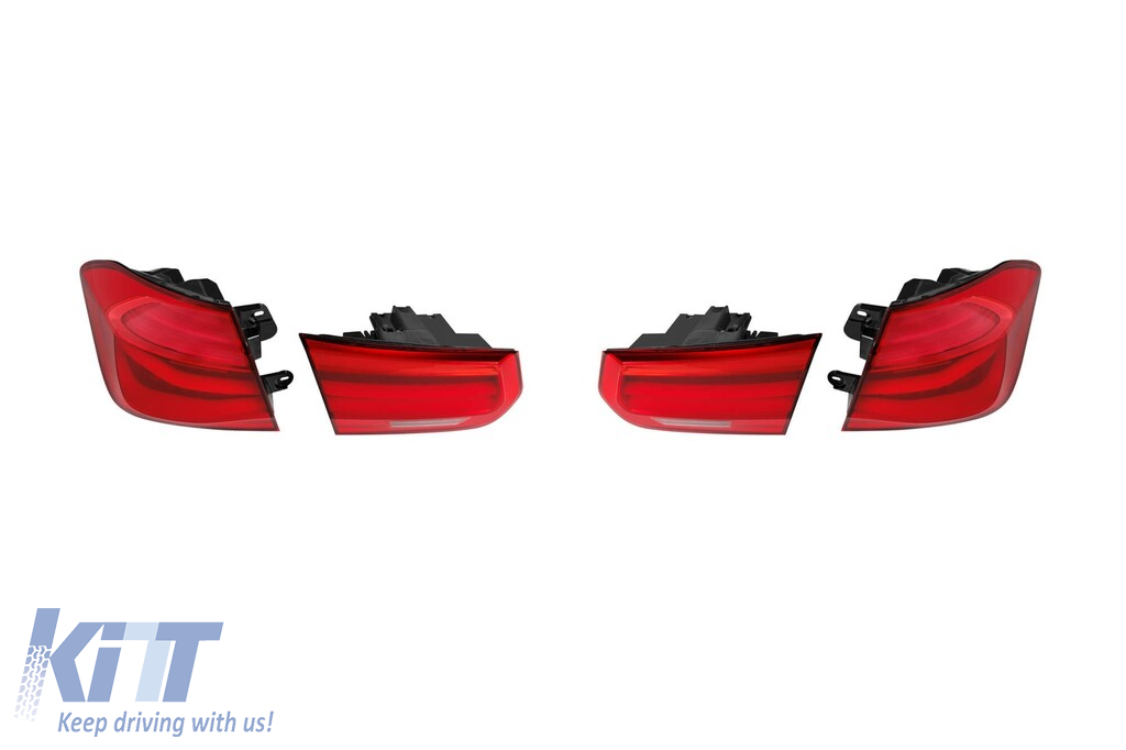 Stopuri Full LED tip M3 potrivite pentru BMW seria 3 F30 2013-2018 cu bază roșie, stânga și dreapta Performance AutoTuning