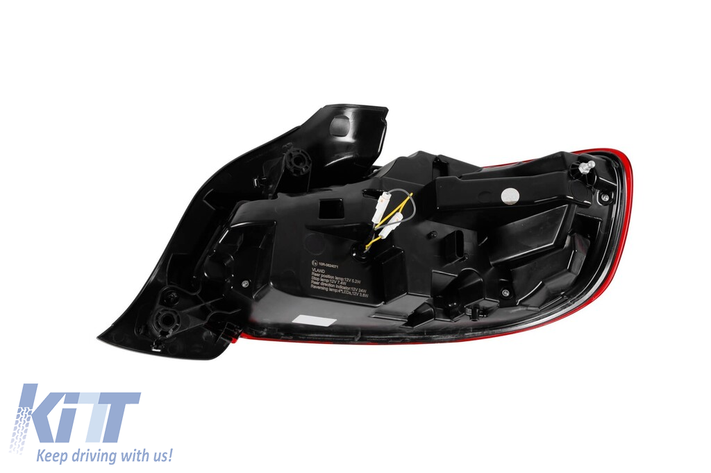 Stopuri OLED tip GTS potrivite pentru BMW Seria 2 F22, F23 2014-2020 cu bază roșie, stânga și dreapta Performance AutoTuning