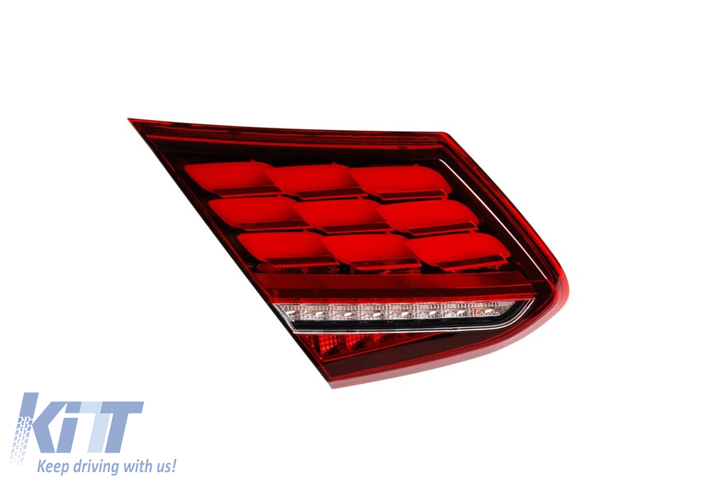 Tuning stopuri Full LED potrivite pentru Mercedes C-Class C205 coupe, A205 cabrio 2016-2021 cu bază roșie, stânga și dreapta Performance AutoTuning