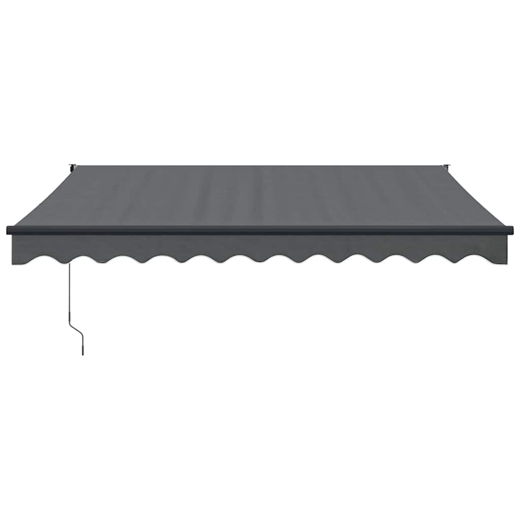 Copertină retractabilă, antracit, 3x2,5 m, textil și aluminiu GartenMobel Dekor