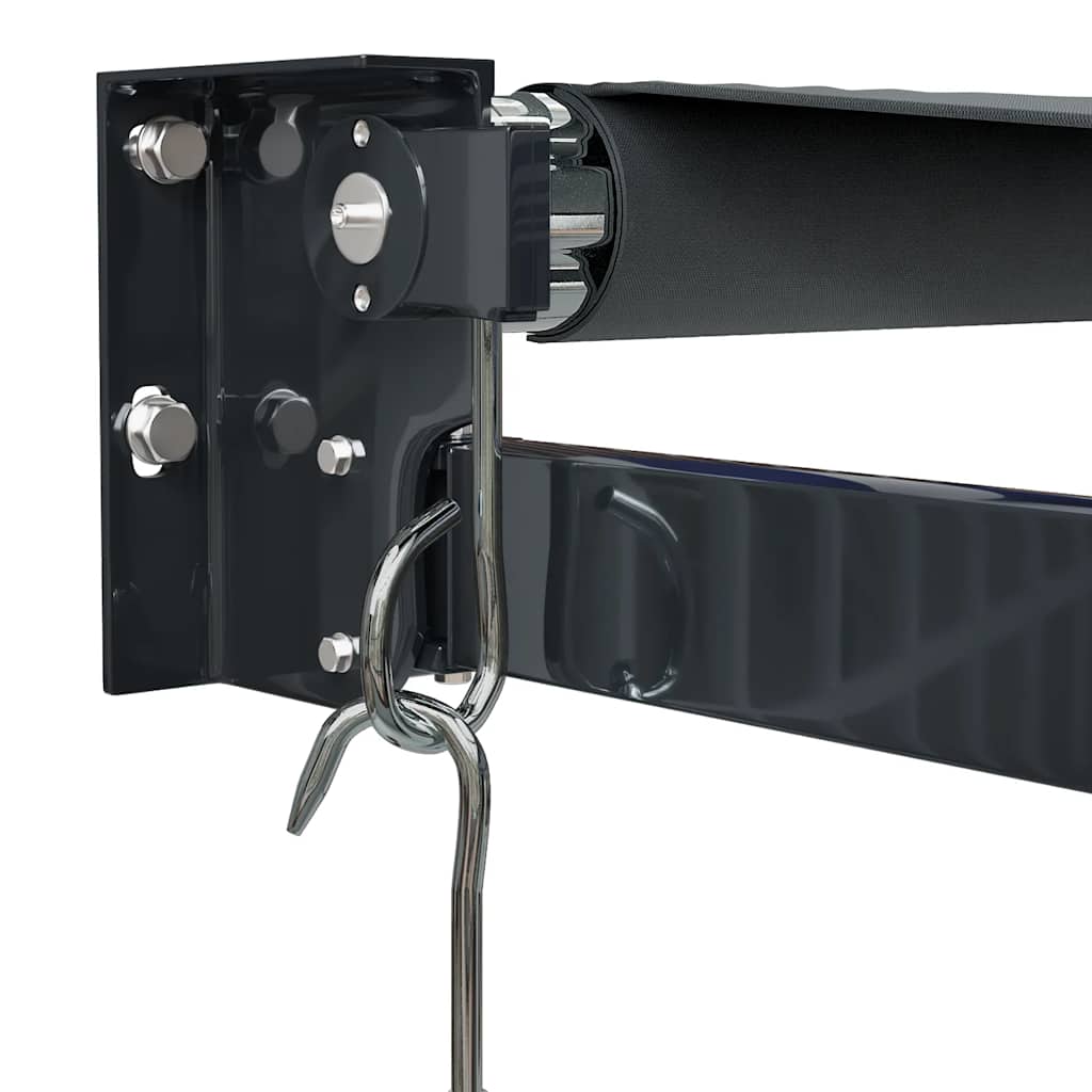 Copertină retractabilă, antracit, 3x2,5 m, textil și aluminiu GartenMobel Dekor