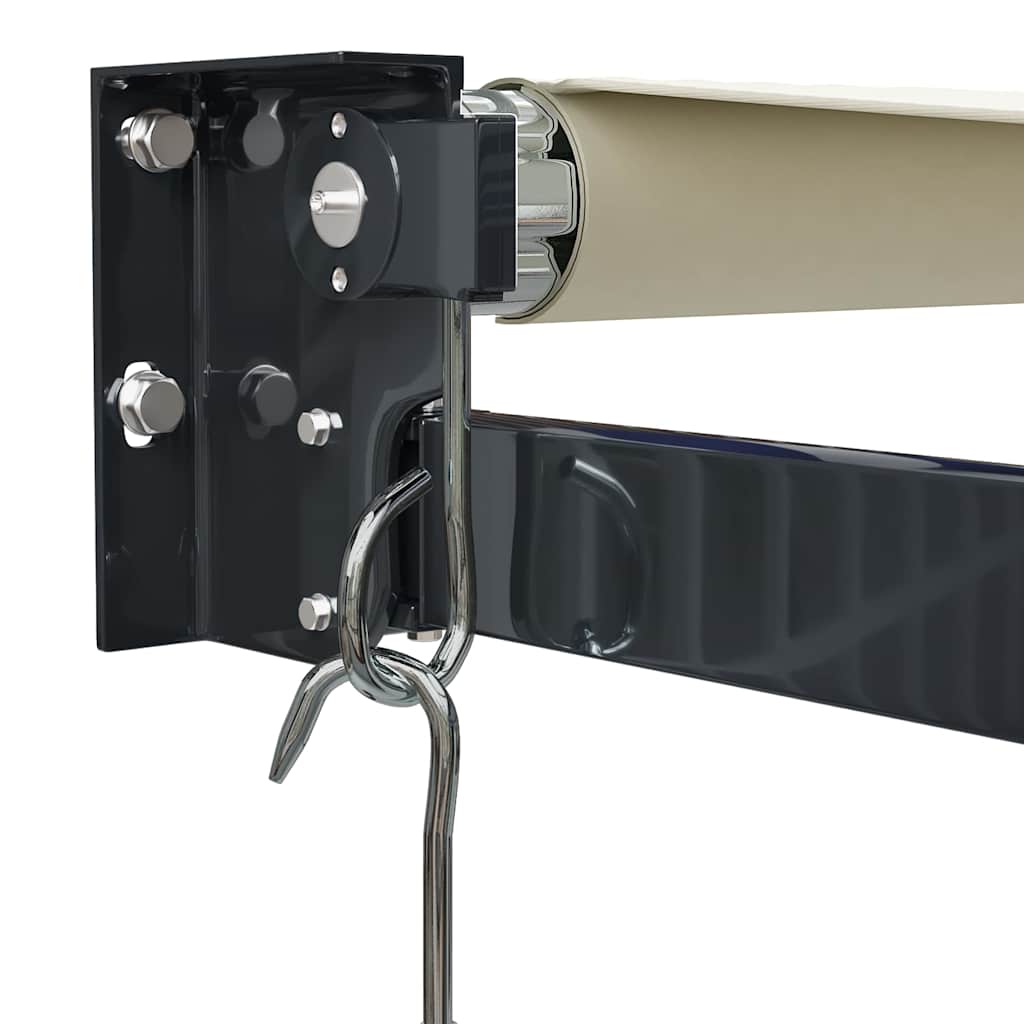 Copertină retractabilă, crem, 3x2,5 m, textil și aluminiu GartenMobel Dekor