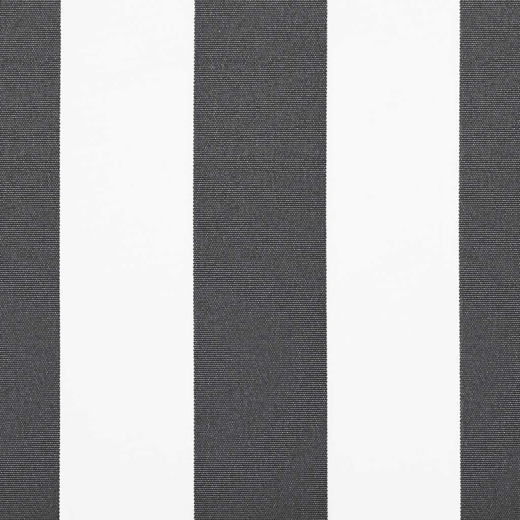 Copertină retractabilă antracit/alb, 3x2,5 m, textil/aluminiu GartenMobel Dekor
