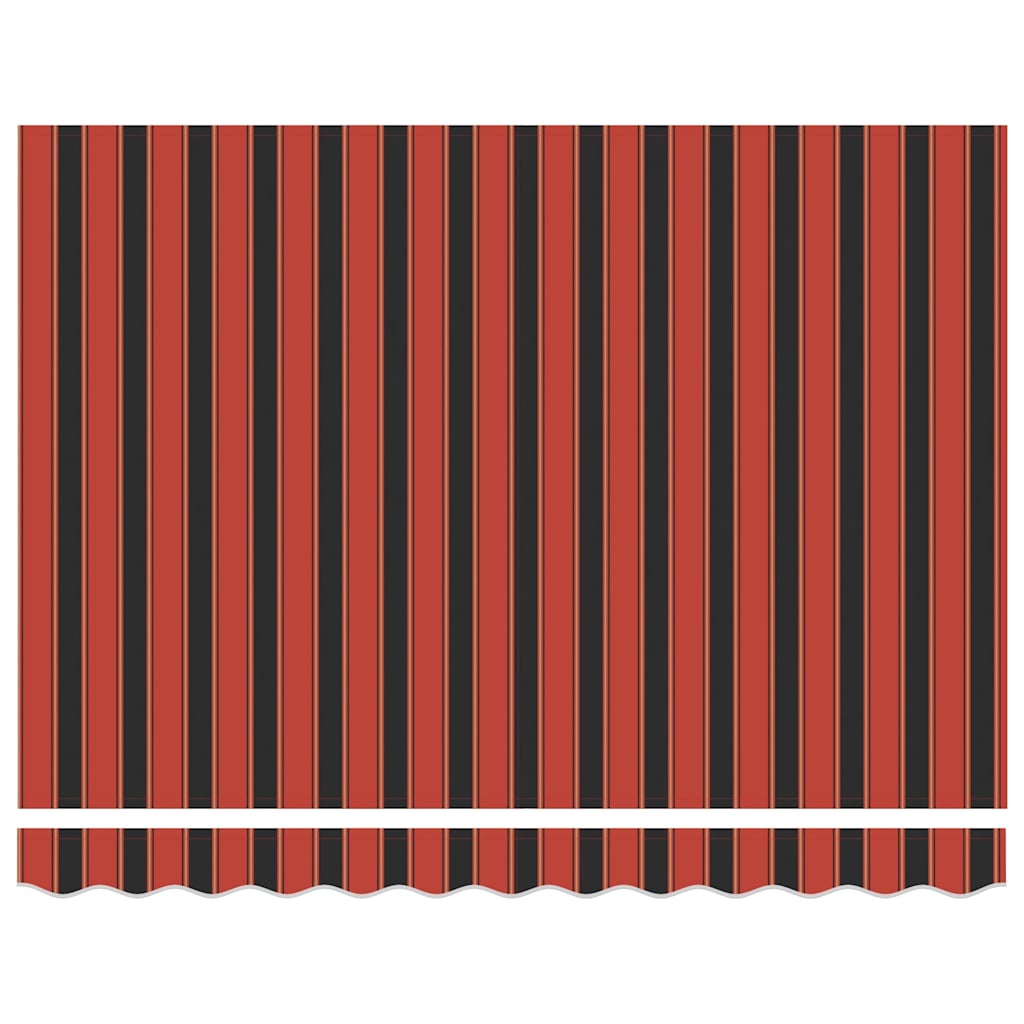 Copertină retractabilă portocaliu/maro 3,5x2,5m textil/aluminiu GartenMobel Dekor