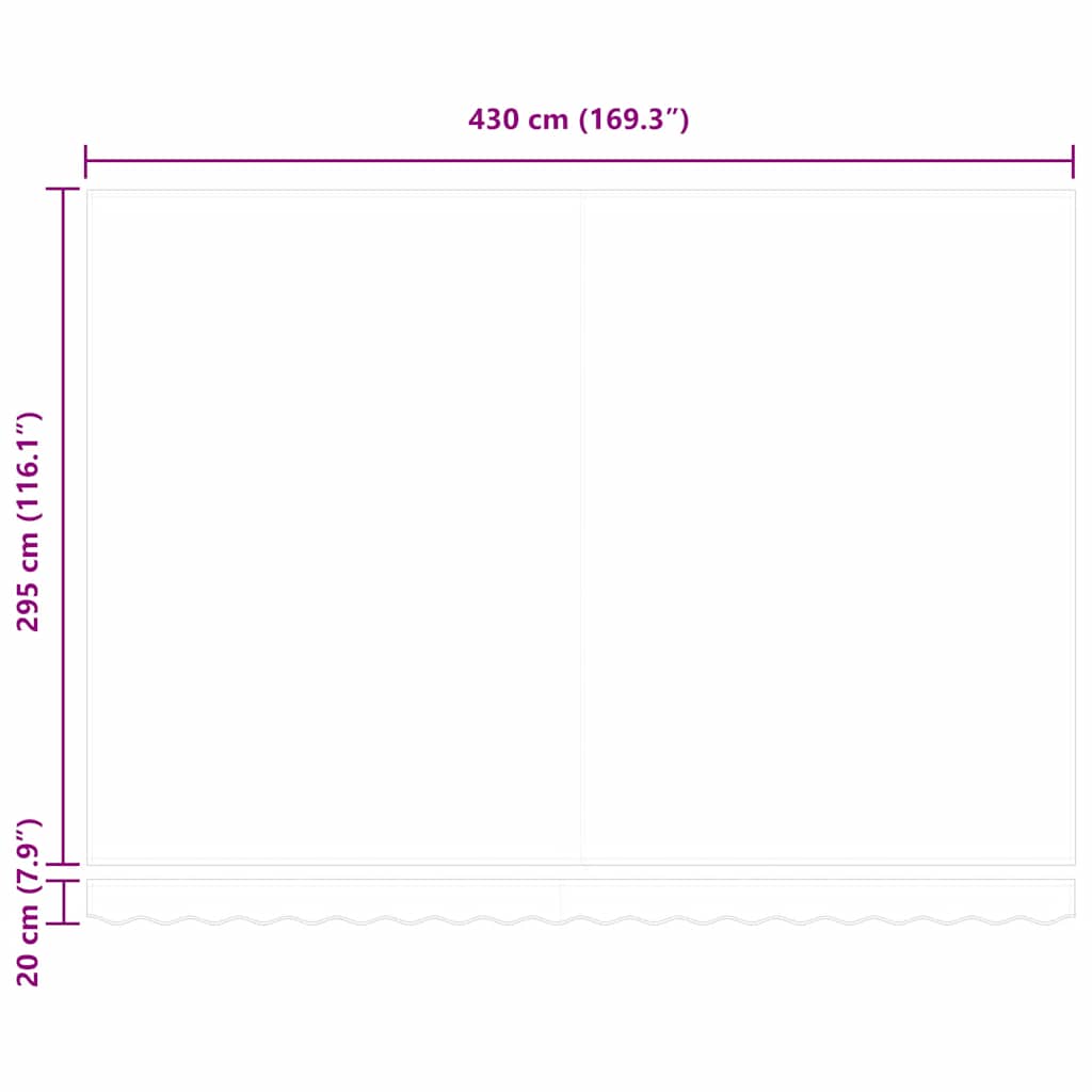Copertină retractabilă portocaliu/maro 4,5x3 m, textil/aluminiu GartenMobel Dekor