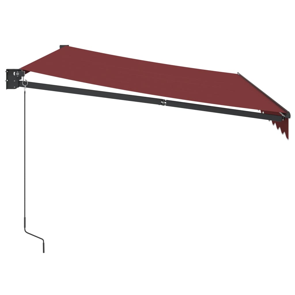 Copertina retractabilă manual, vișiniu, 350x250 cm GartenMobel Dekor