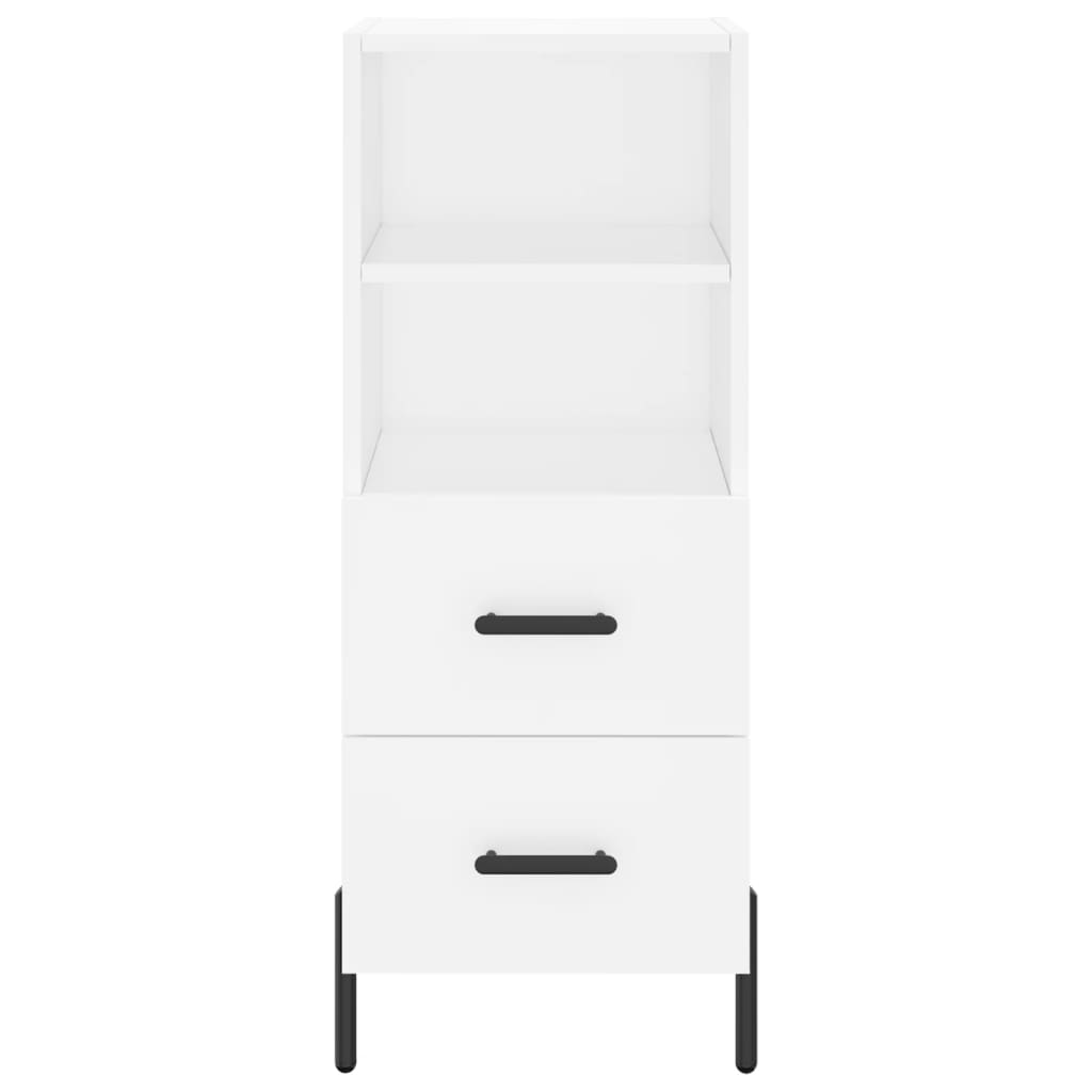 Dulap înalt, alb, 34,5x34x180 cm, lemn prelucrat GartenMobel Dekor