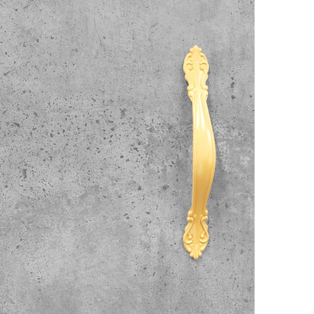 Dulap înalt, gri beton, 34,5x34x180 cm, lemn prelucrat GartenMobel Dekor