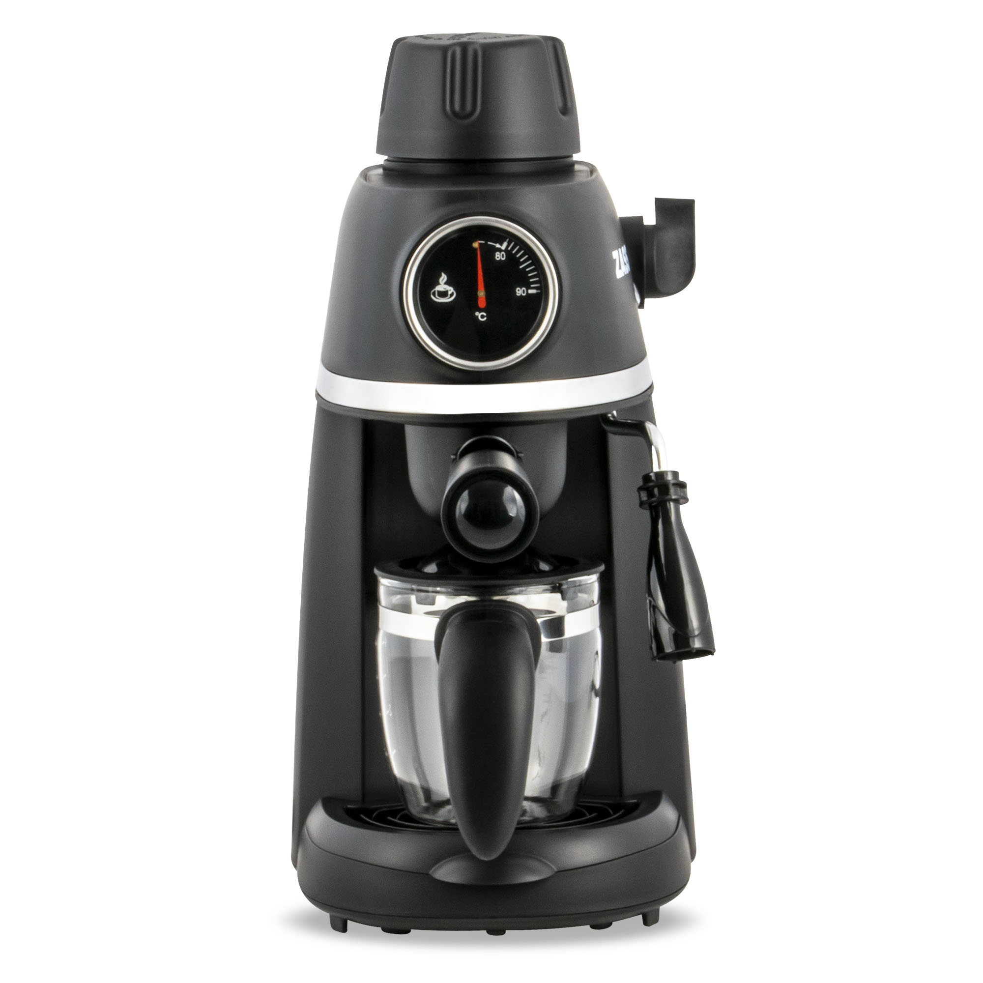 Espressor cafea ZASS ZEM 07 negru, 3.5 bari, 2-4 cesti, 800W