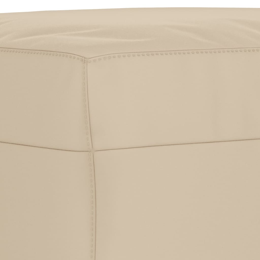 Set de canapele cu perne, 4 piese, crem, microfibră GartenMobel Dekor