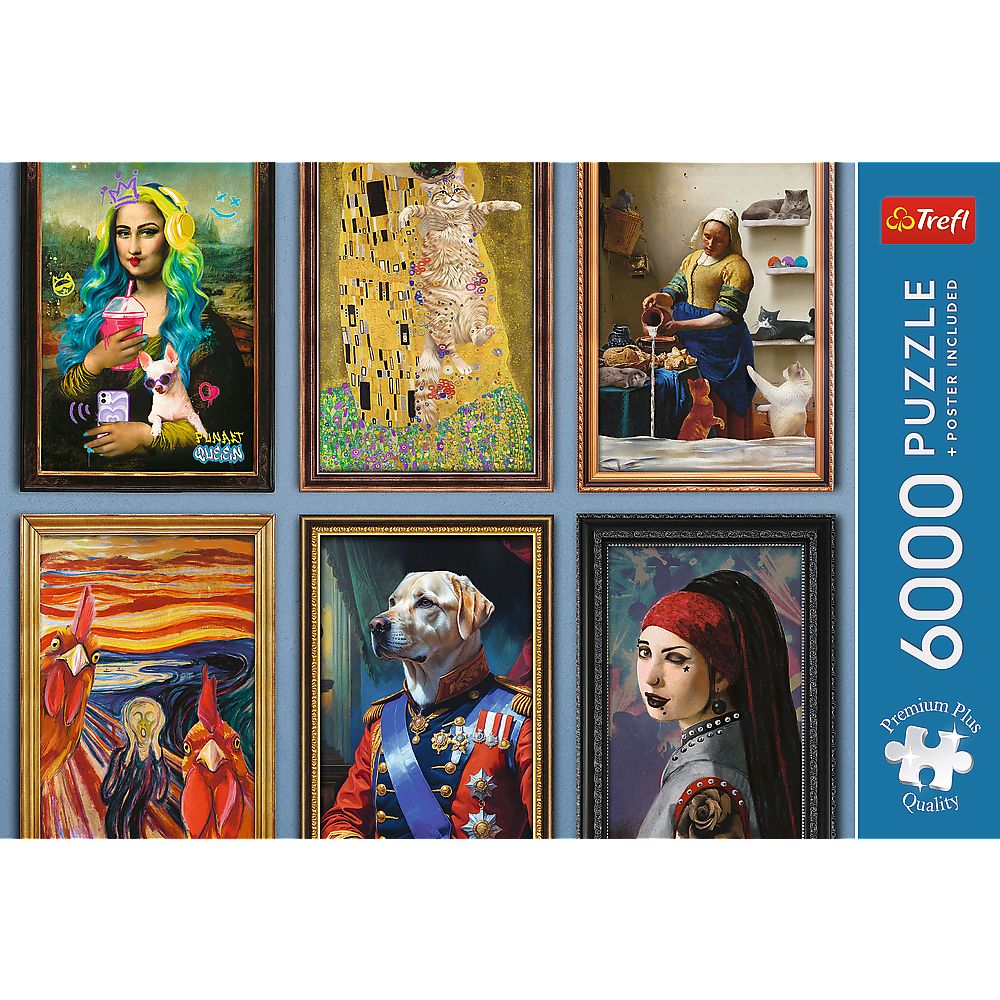 PUZZLE TREFL 6000 PREMIUM PLUS COLECTIE DE ARTA DISTRACTIVA CU POSTER INCLUS SuperHeroes ToysZone