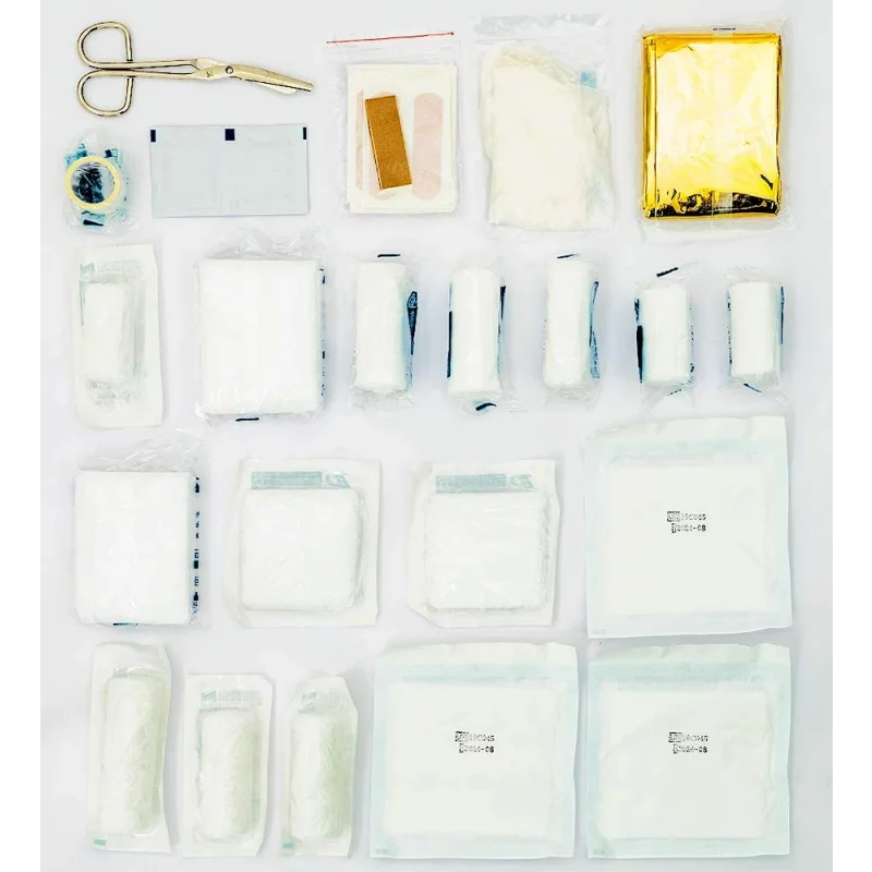 Trusa sanitara auto Petex in borseta rosie, conforma DIN 13164