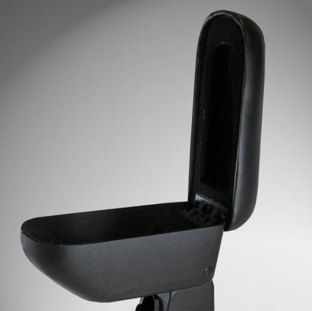 Cotiera auto rabatabila pentru VW Tiguan 2007+, neagra