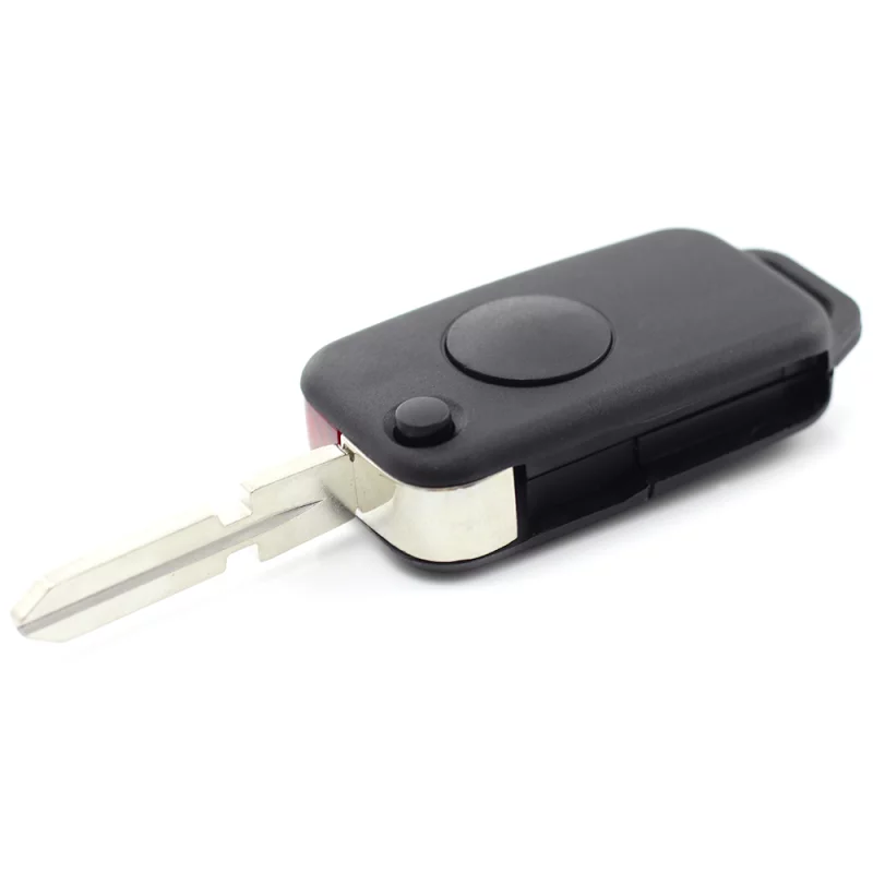 Carcasa cheie briceag Mercedes-Benz cu 1 buton si lama 2 piste