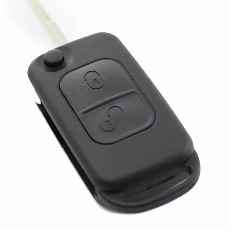 Carcasa cheie briceag Mercedes Benz cu 2 butoane si lama 2 piste