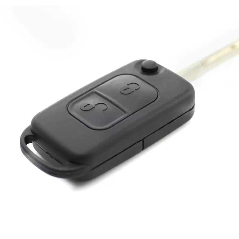 Carcasa cheie briceag Mercedes Benz cu 2 butoane si lama 2 piste