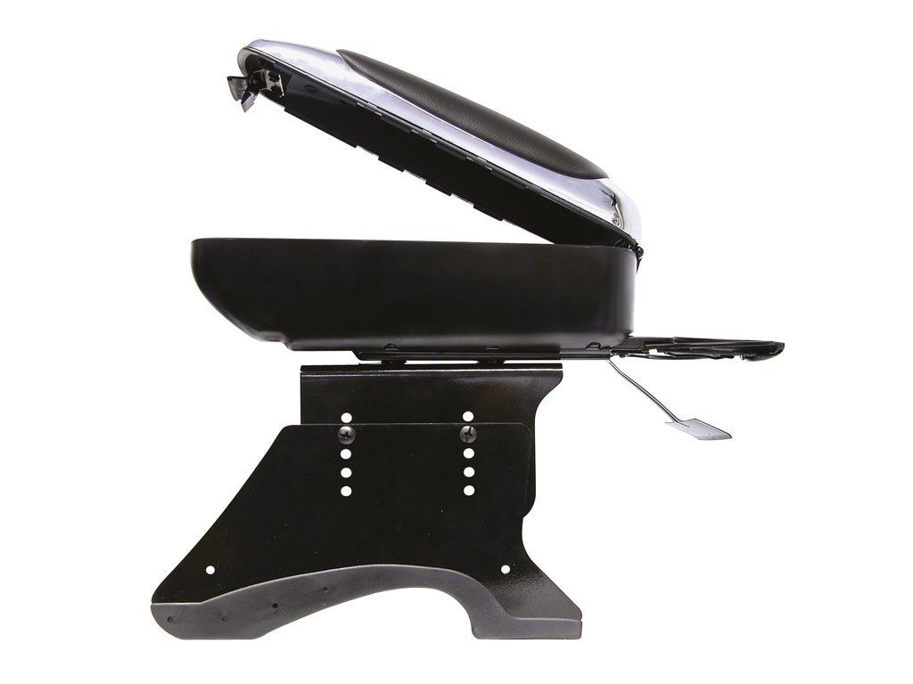 Cotiera auto universala Carpoint crom, reglabila, cu suport pahare