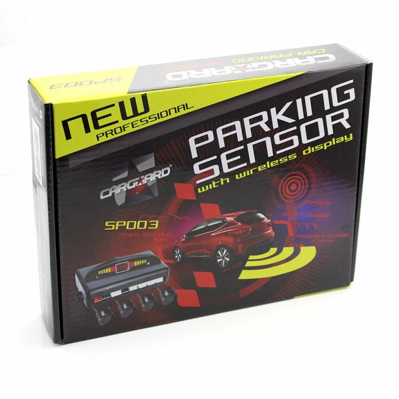 Set senzori de parcare wireless Carguard cu afisaj LED si semnal acustic
