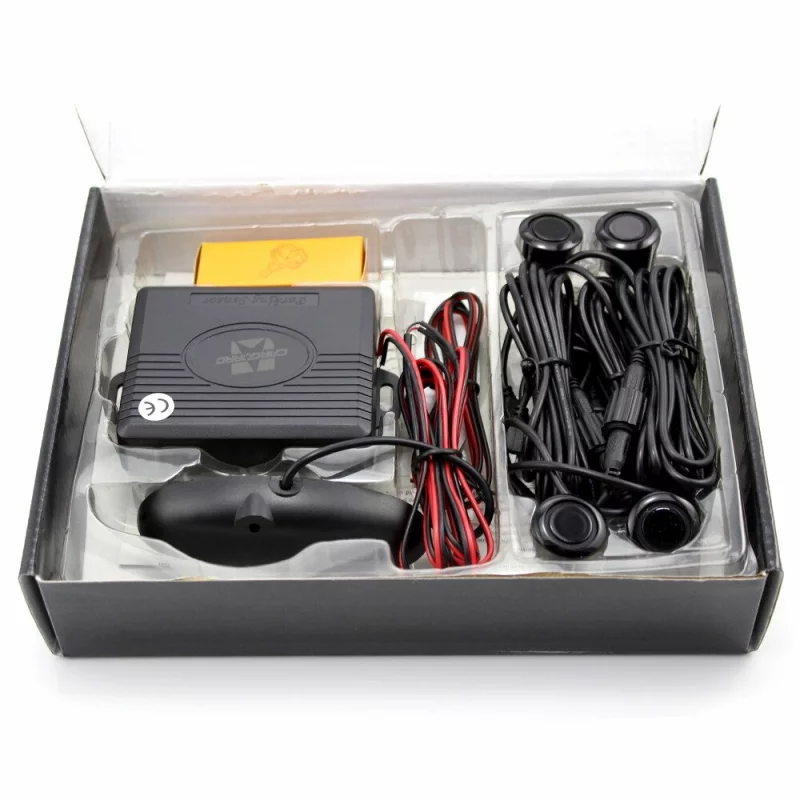 Set senzori de parcare wireless Carguard cu afisaj LED si semnal acustic
