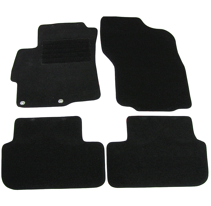 Covorase mocheta negre pentru Mitsubishi Lancer 2008+, set 4 bucati