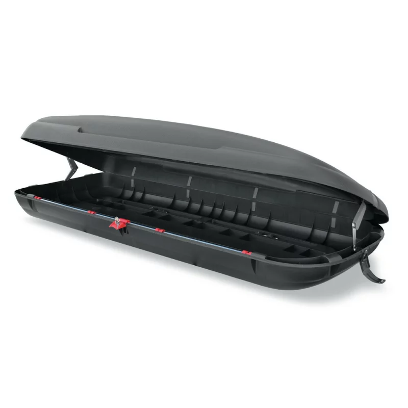 Cutie bagaje auto 480L Grand-Prix din polipropilena, carbon negru