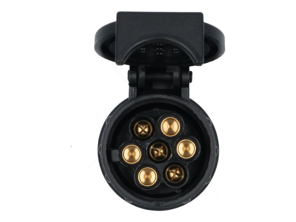 Adaptor priză remorcă auto Carpoint 13 la 7 pini, model mic