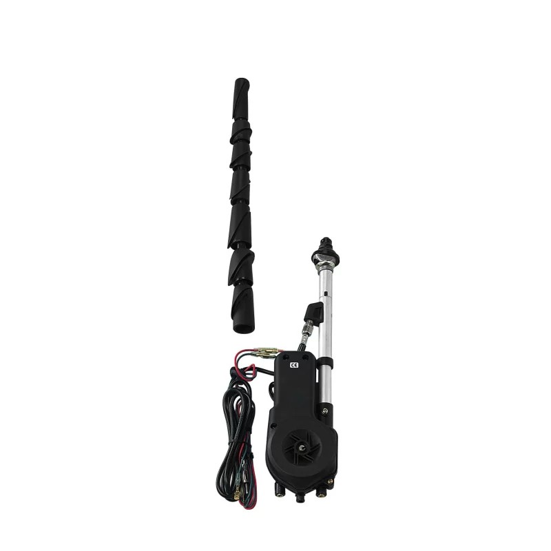 Antena auto complet automată 12V cu kit montaj De-Luxe Lampa