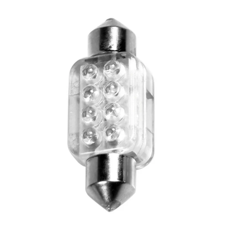 Bec LED Sofit 12V SV8.5-8 alb 13x35 mm, 8 LED, 1 buc